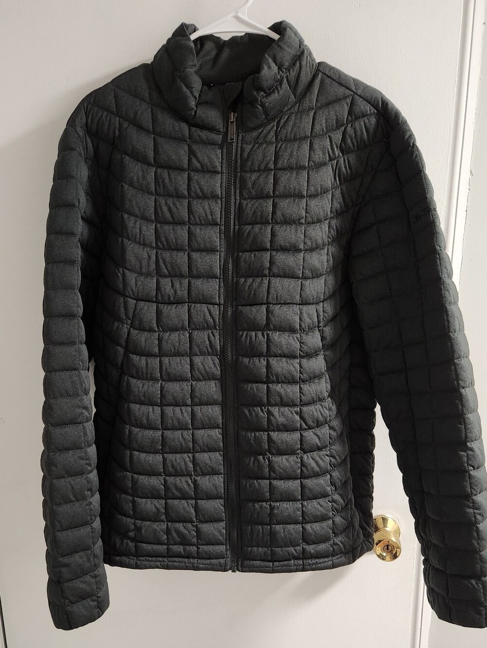 Ben Sherman Quilted Lightweight Greyish Green Puffer Jacket, Size M